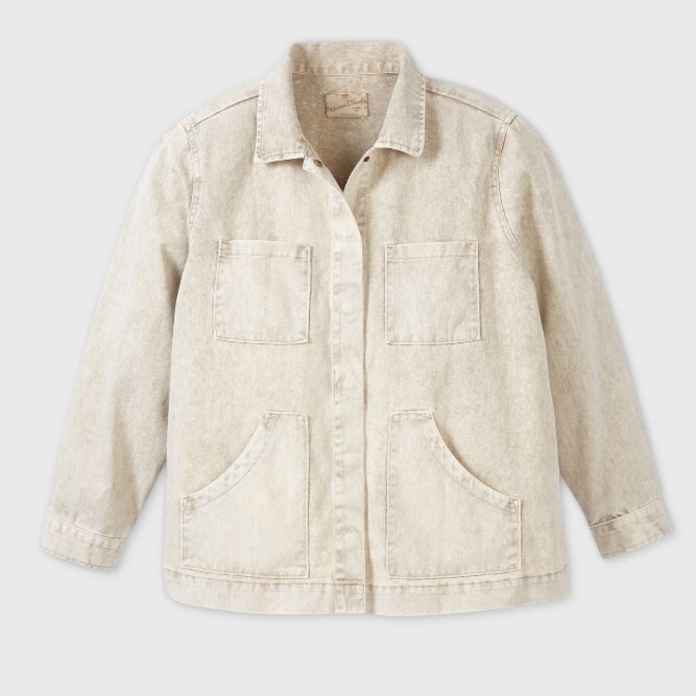 Target Universal Thread acid wash denim jacket xs